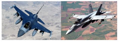 F-16 compared to F/A-18